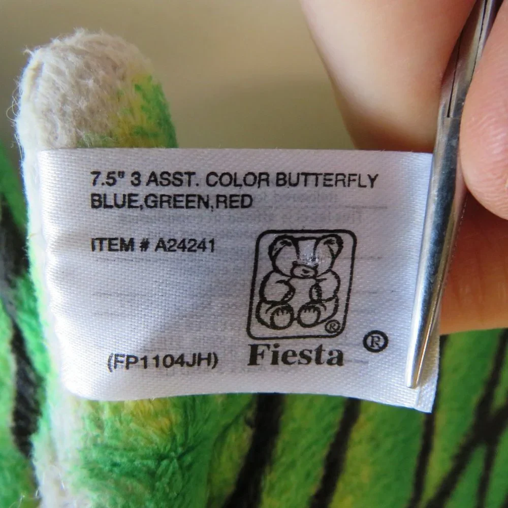Fiesta green butterfly